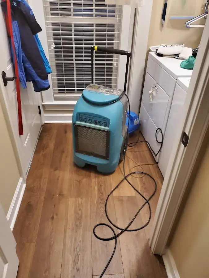 Commercial dehumidifier deployed for Flood Damage Cleanup in Doraville